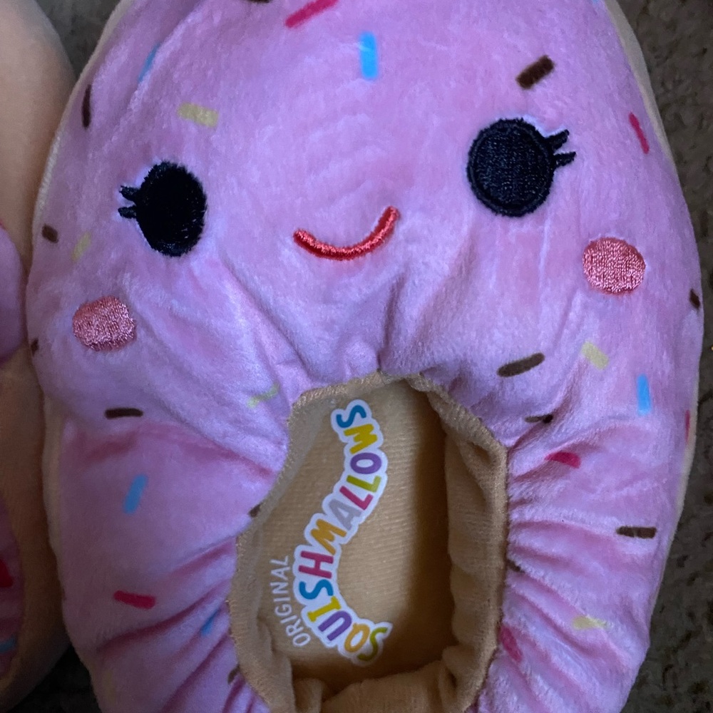 Squishmallows Pink Sprinkle Donut Kids One Piece